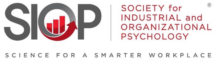 society for industrial and organizational psychology